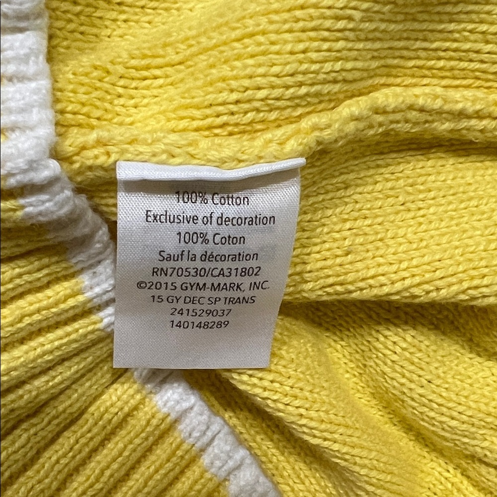 Vintage Gymboree yelliw cardigan size M 7-8 - Picture 6 of 6